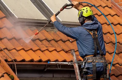 Démoussage et hydrofuge de toiture à Sourdeval